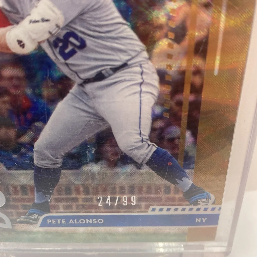 2020 Donruss Dominators Diamond Pete Alonso Mets 24/99 (MISC14) - Picture 3 of 3